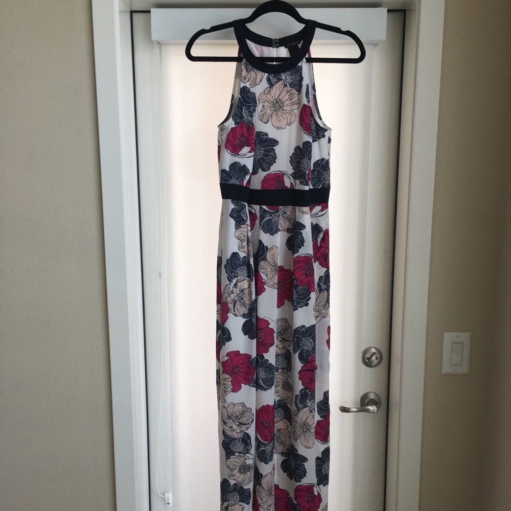 Ann Taylor Floral Print Maxi Dress